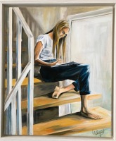 Kristin-Weyell-Homeschooling-Acryl-auf-Baumwollgewebe-M3