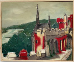Dr. Sabine Graf - Rheinfels II nach Xaver Fuhr