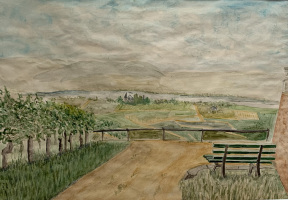 Pamela Esinger - Blick vom Schloss Johanisberg