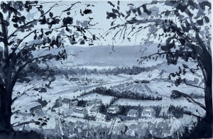 Philipp Kersting - Blick auf den Taunus