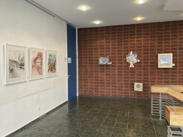 Schaukastenobjekteund-Zeichnungen-3.-OG