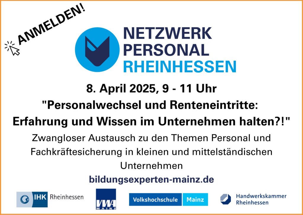 Netzwerk Personal Rheinhessen - 8. April 2025